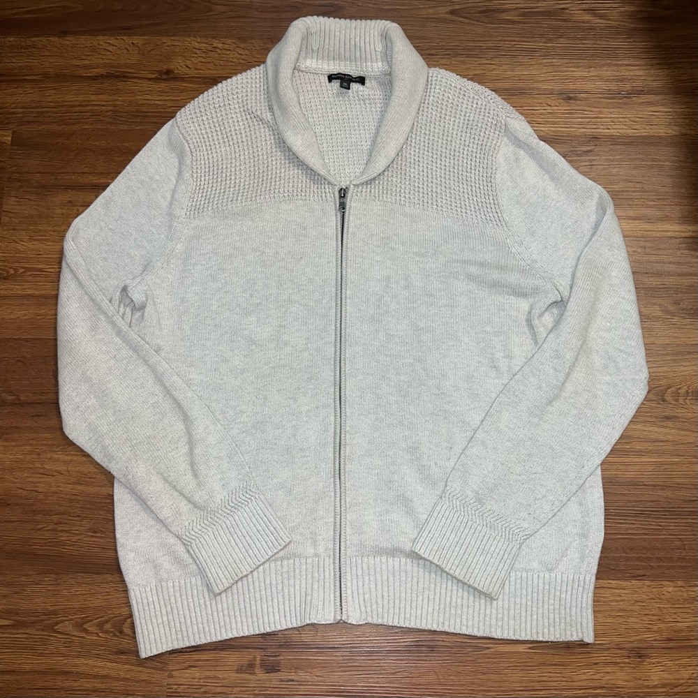 Banana Republic Mens Full Zip Sweater XL